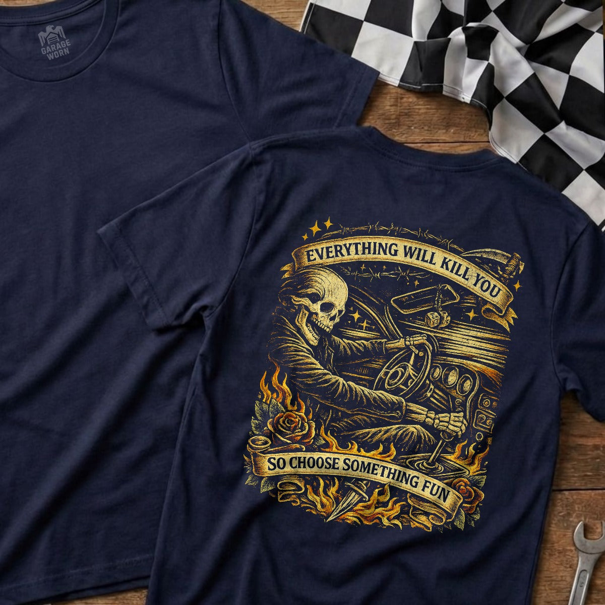 Navy | Full Back