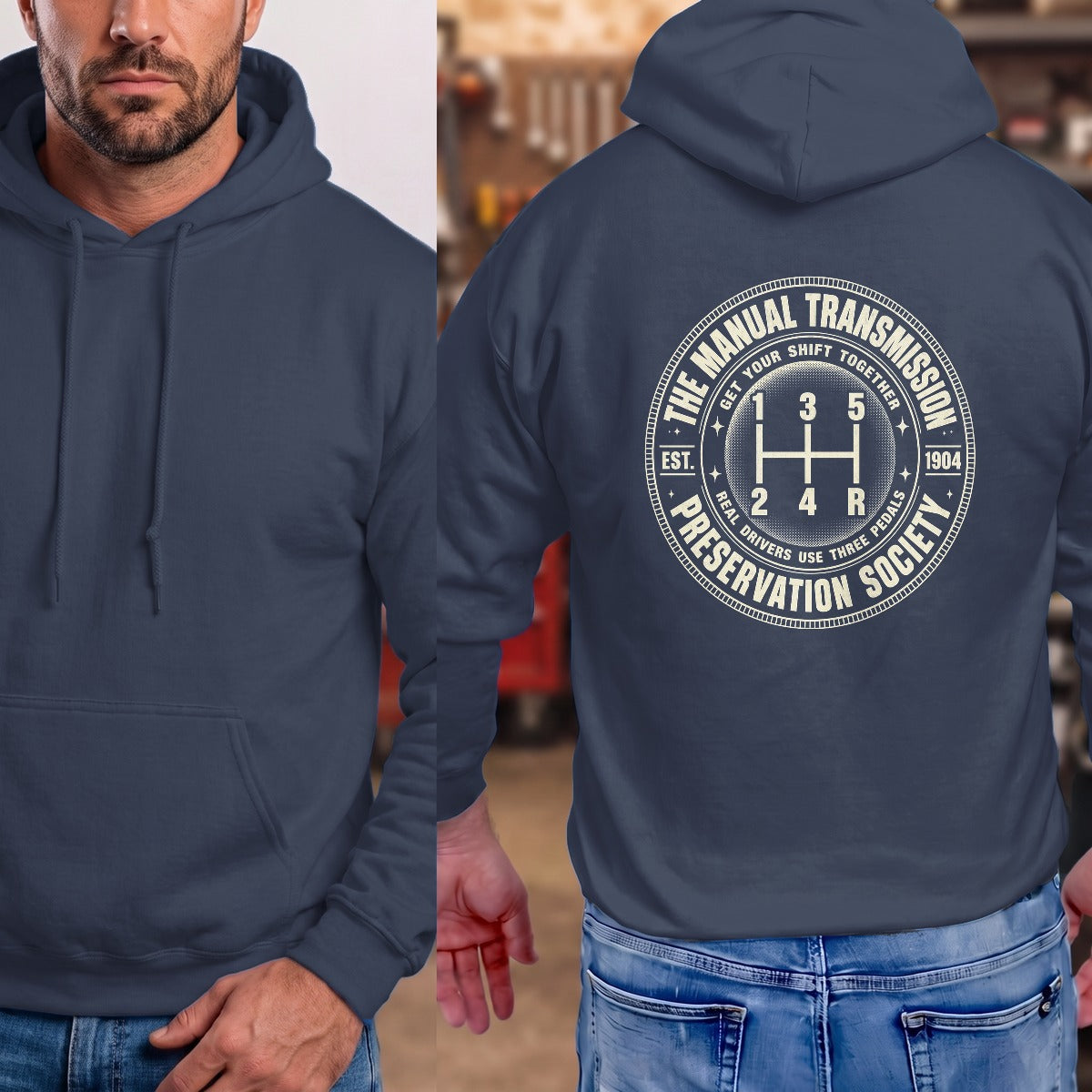 Navy | Full Back