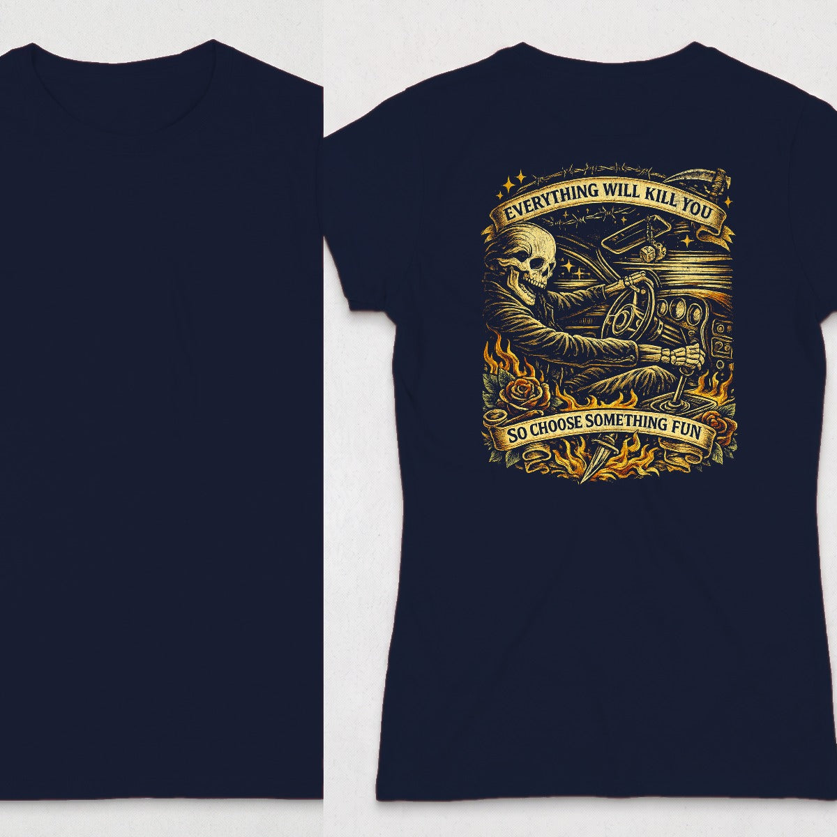 Navy | Full Back