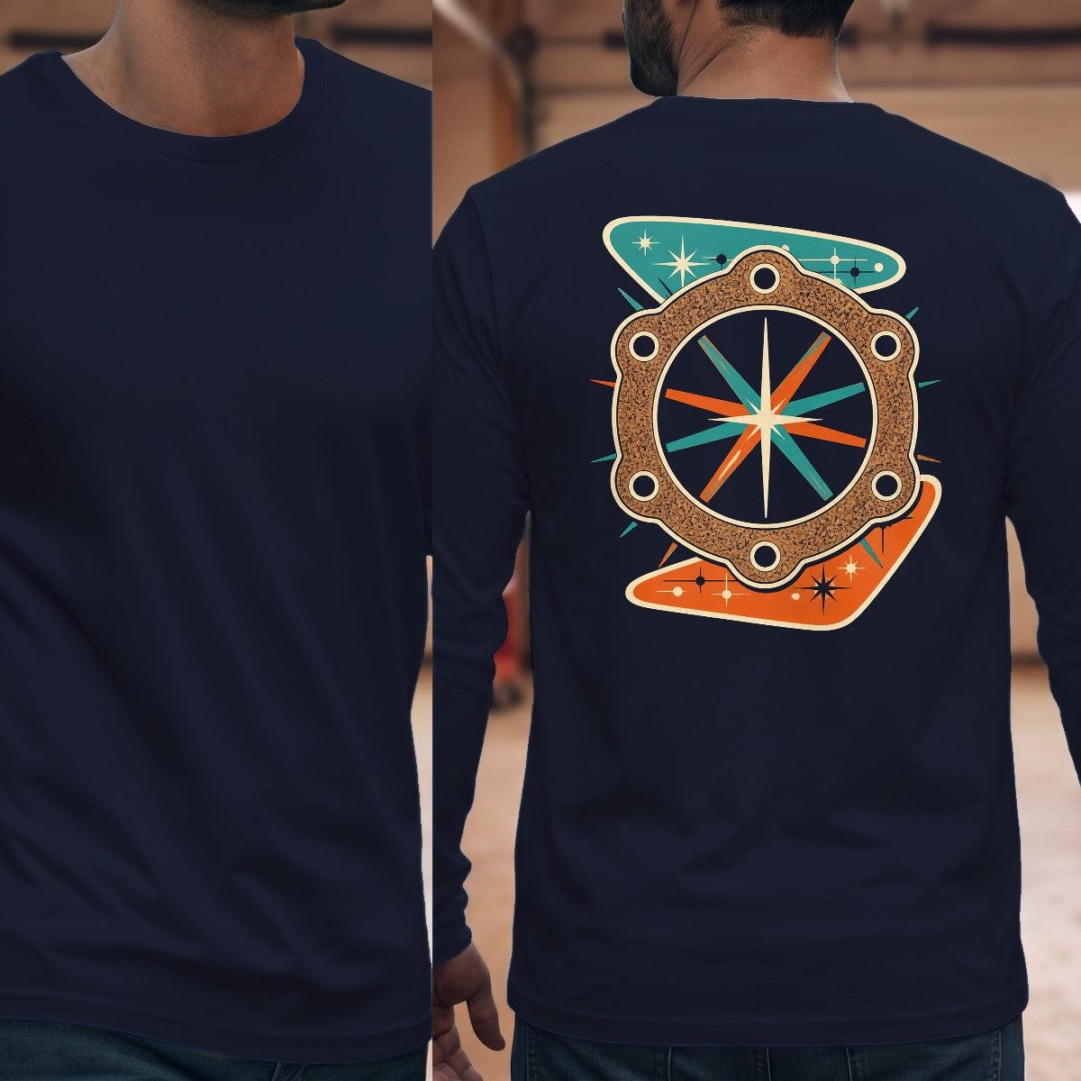 Navy | Full Back