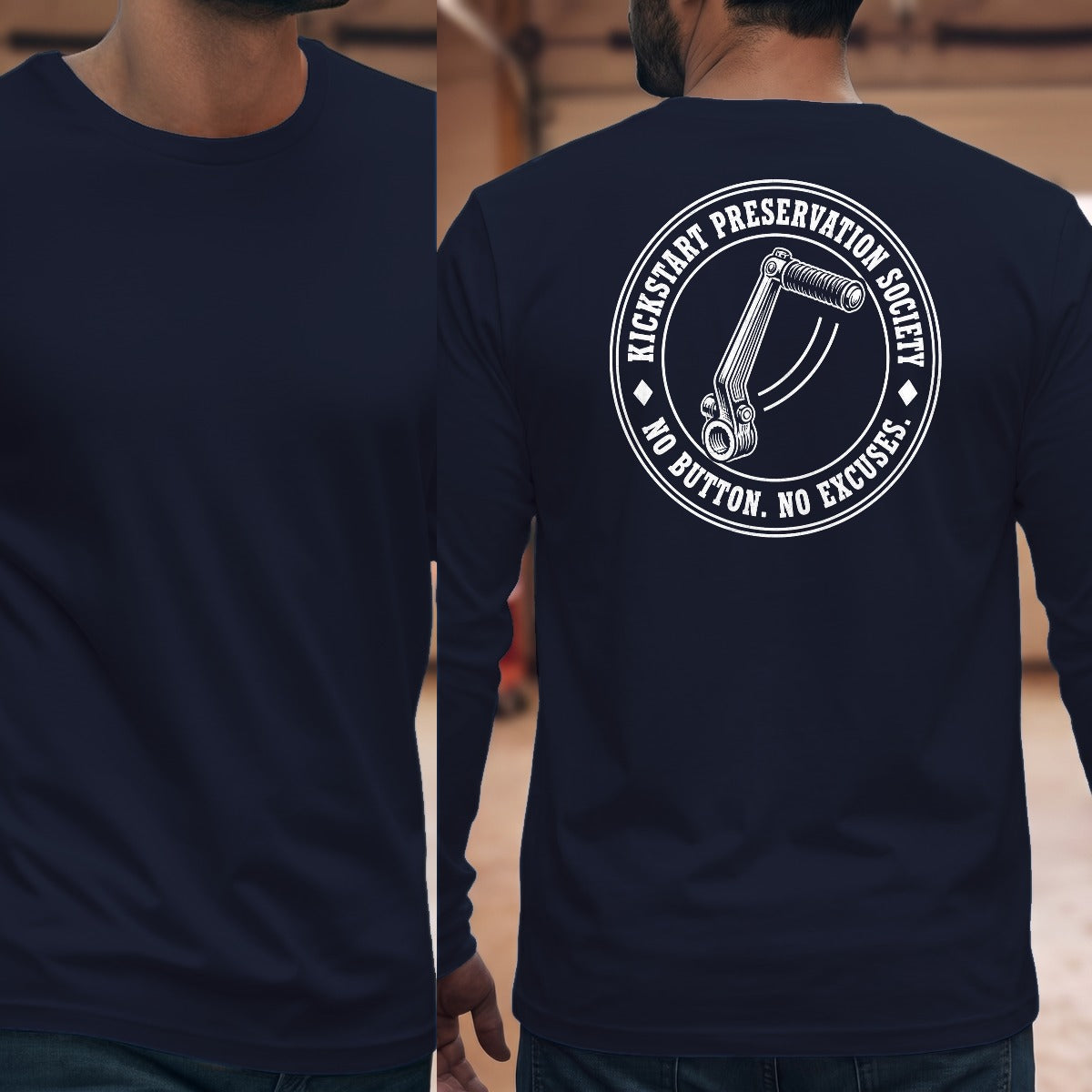 Navy | Full Back