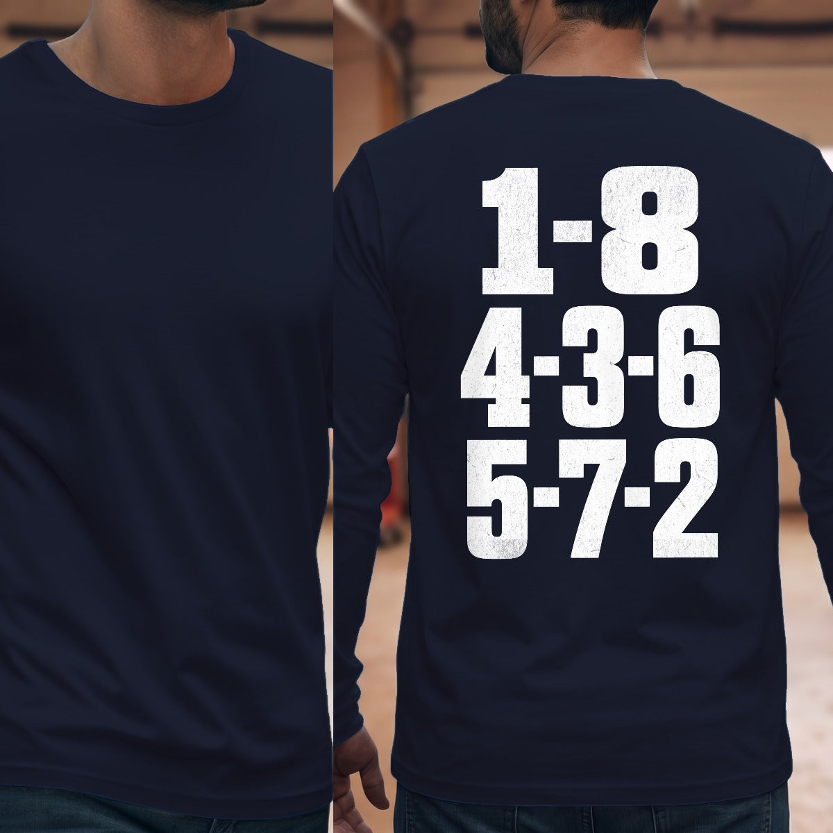 Navy | Full Back