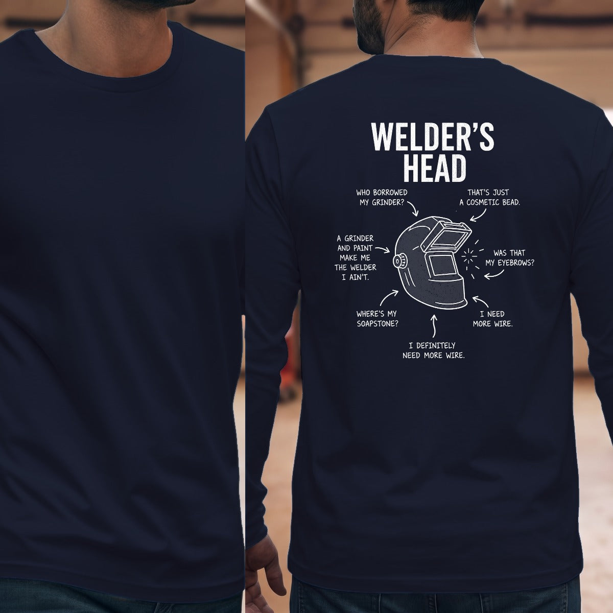 Navy | Full Back
