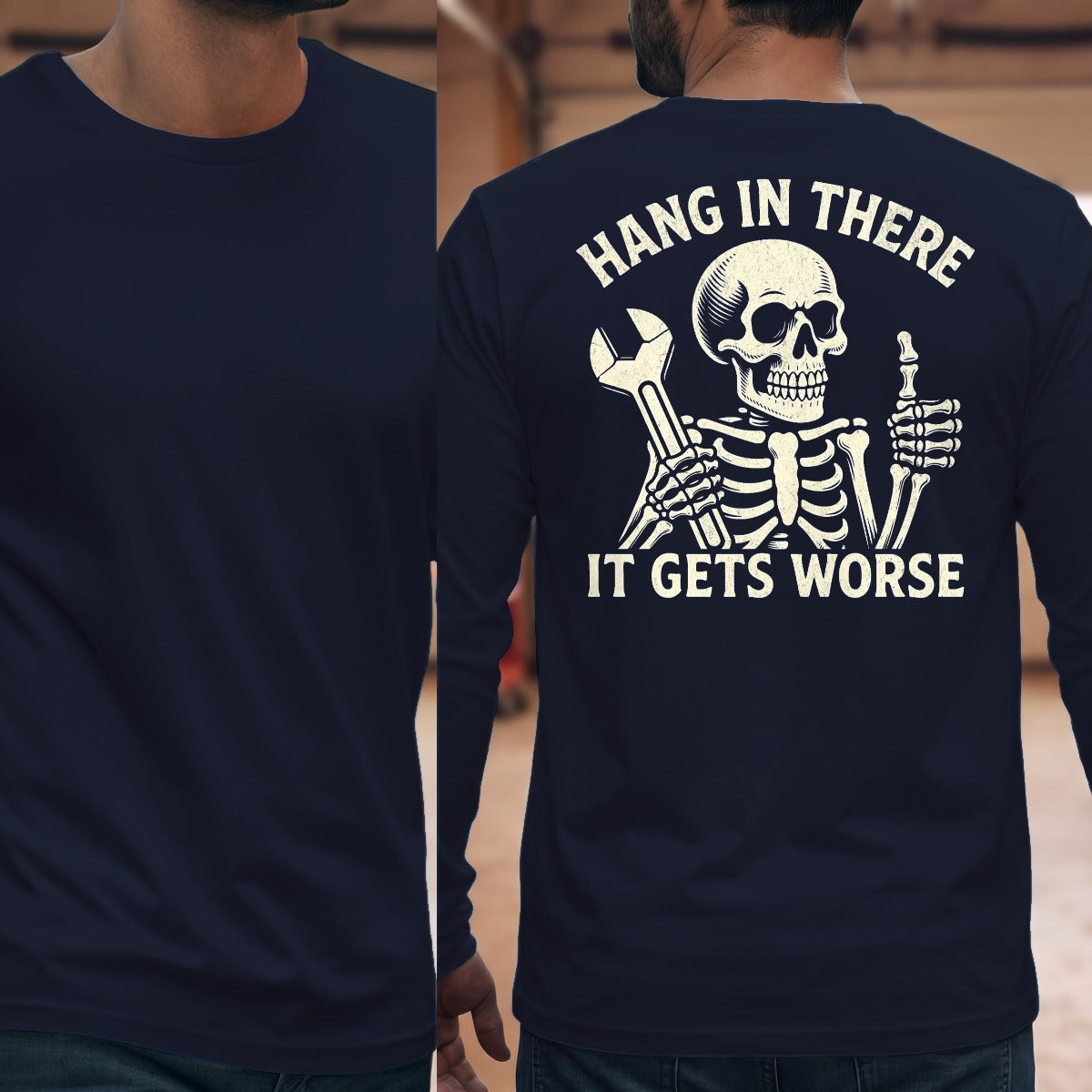 Navy | Full Back