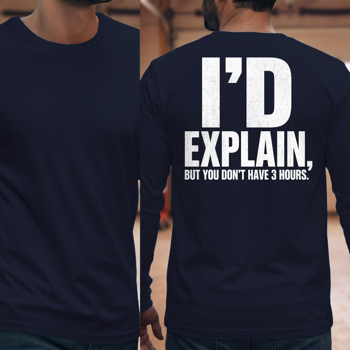 Navy | Full Back