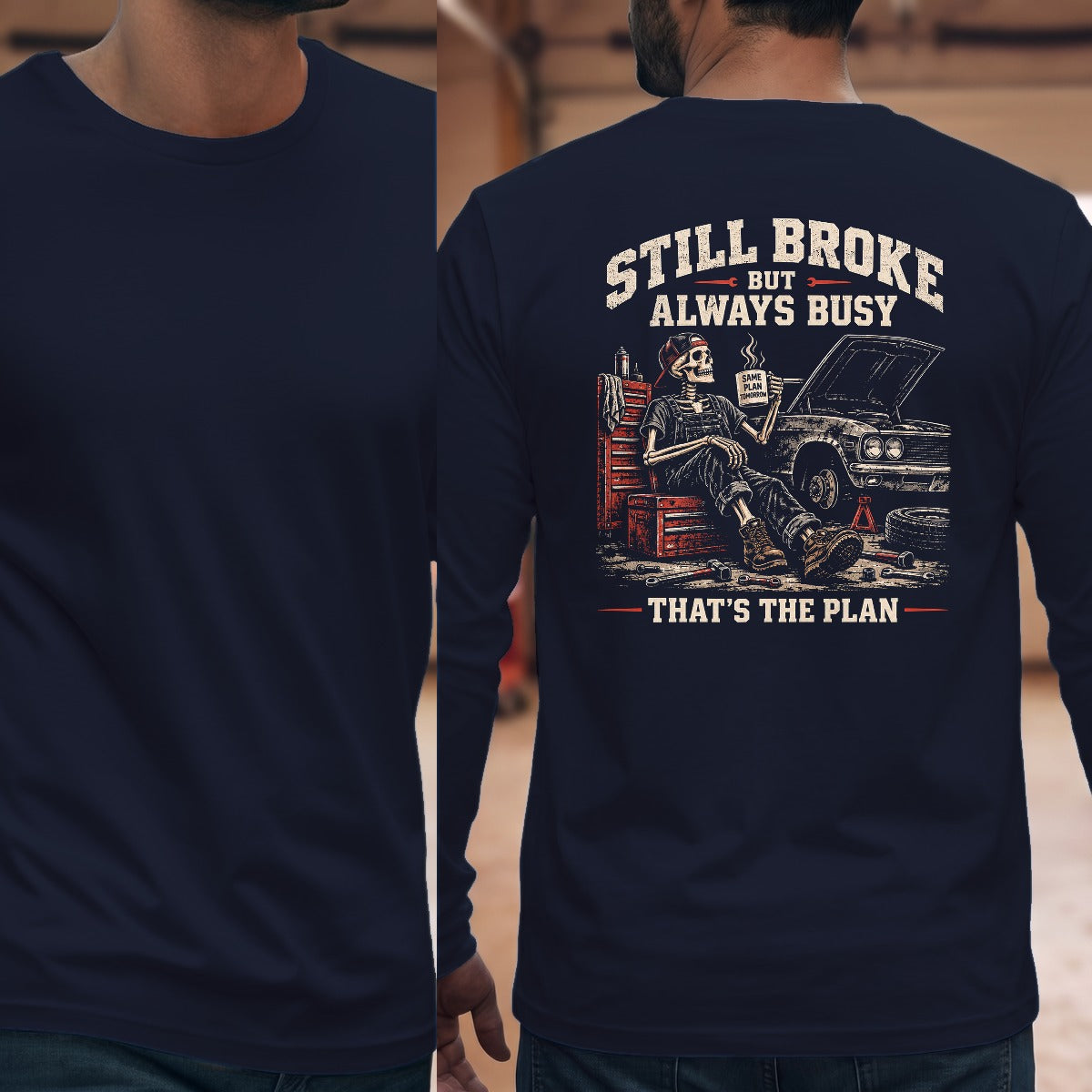 Navy | Full Back