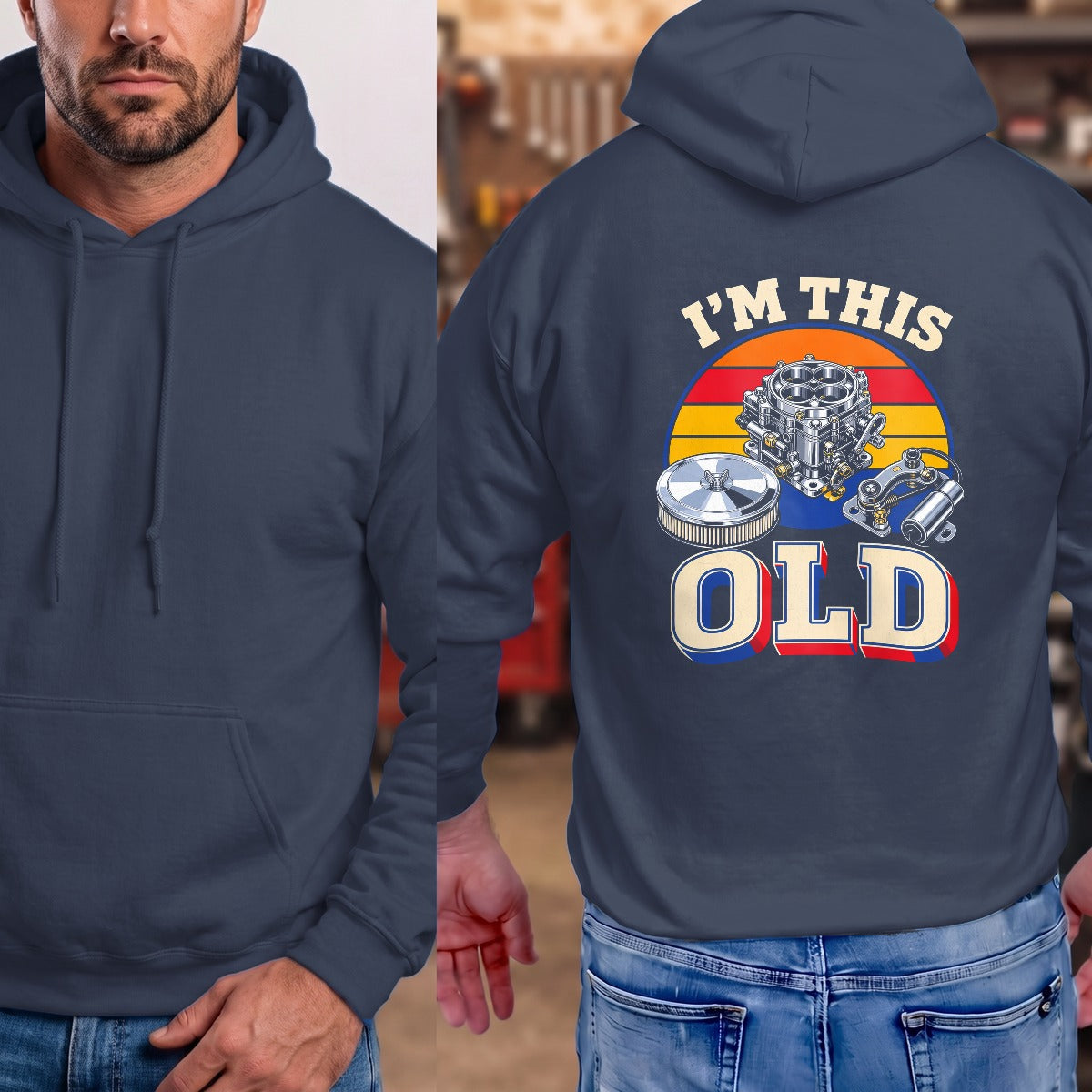 Navy | Full Back