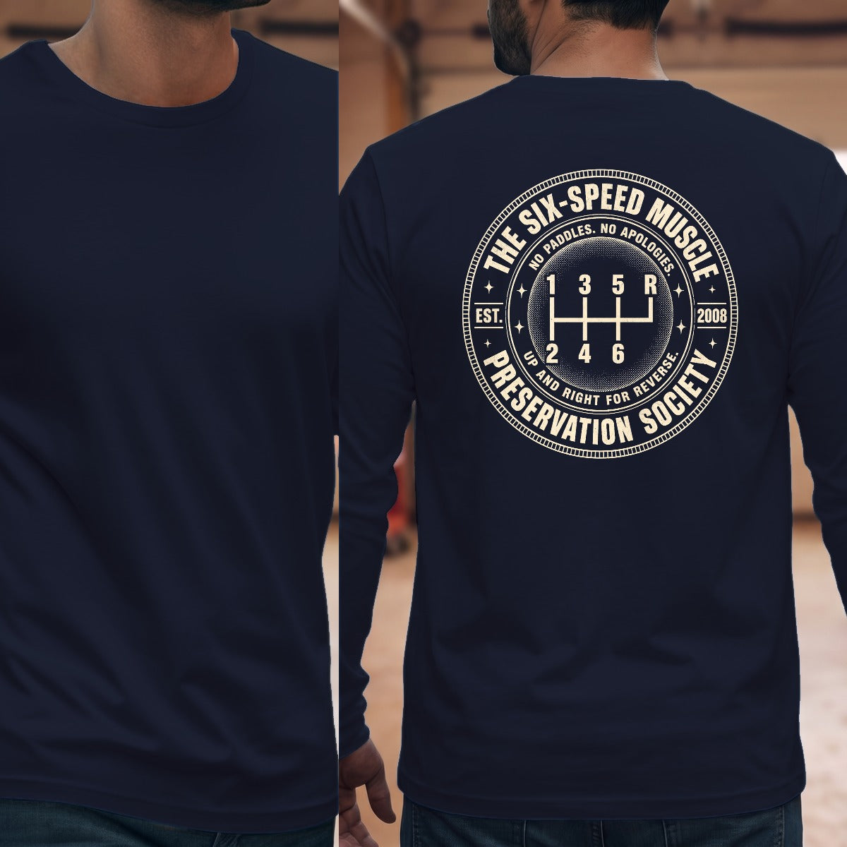 Navy | Full Back