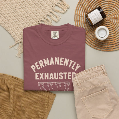 Permanently Exhausted Heavyweight Tee