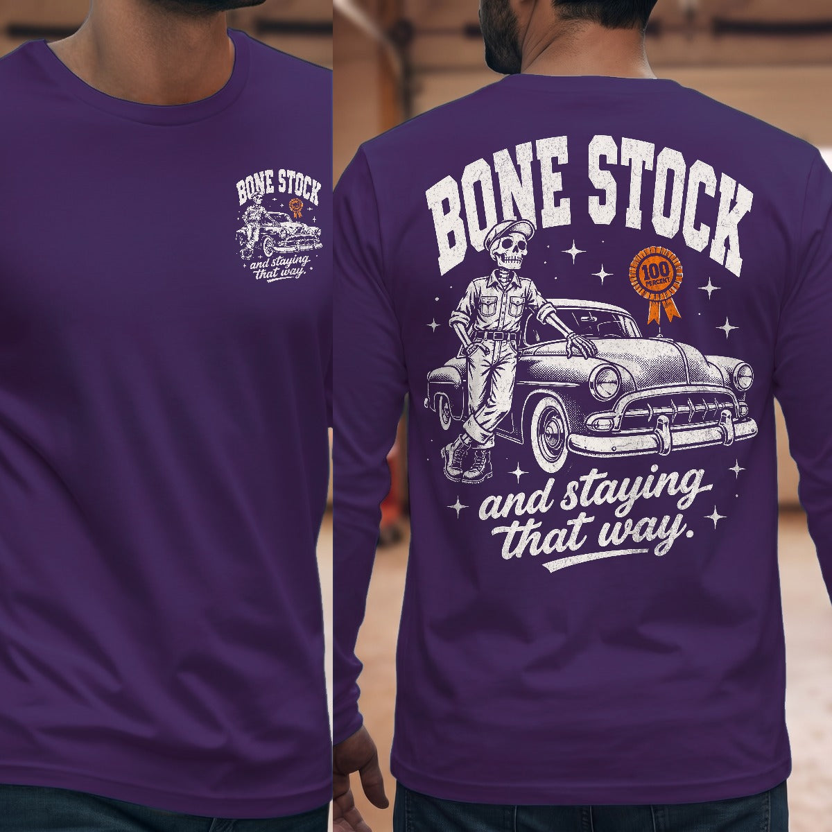 Purple | Front & Back