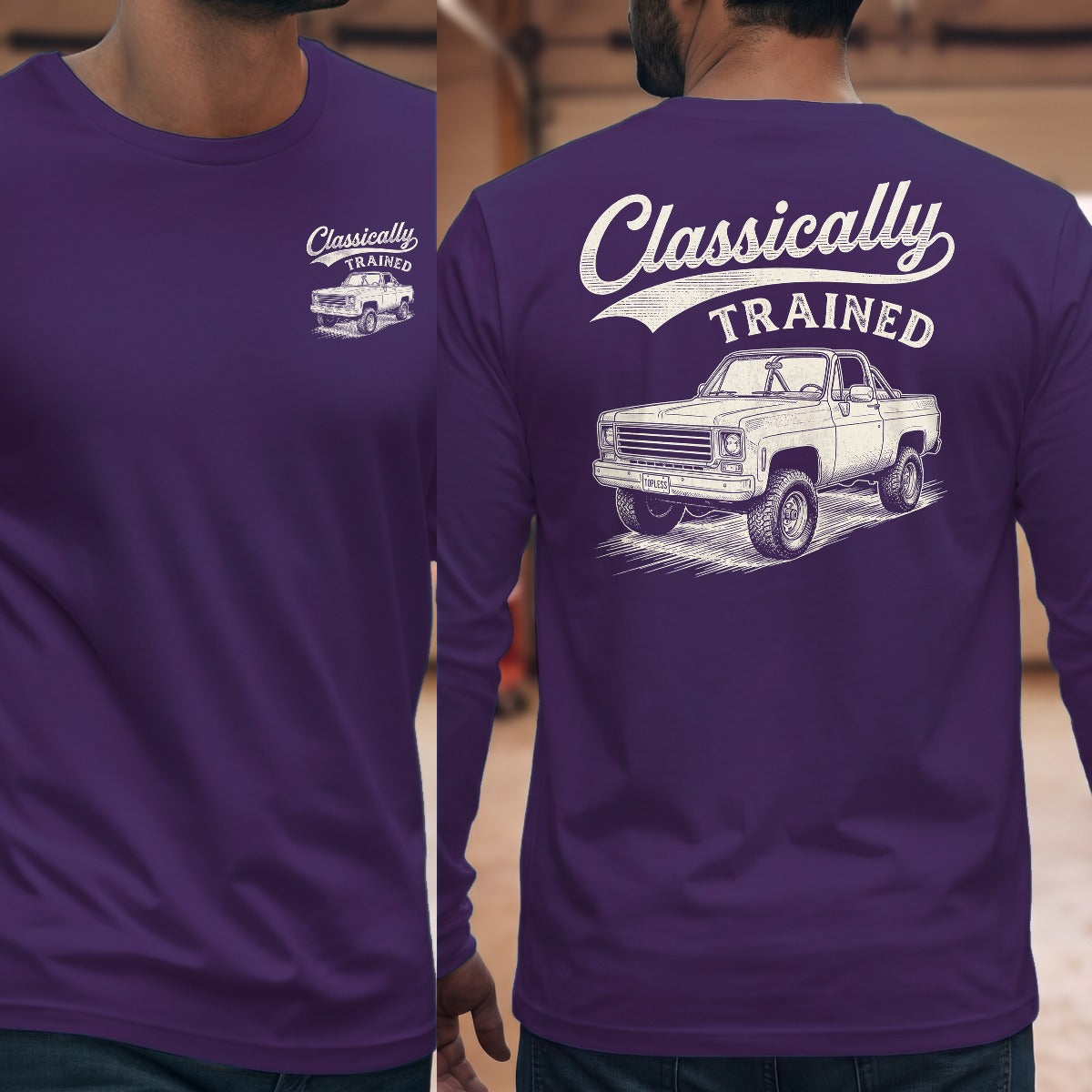 Purple | Front & Back