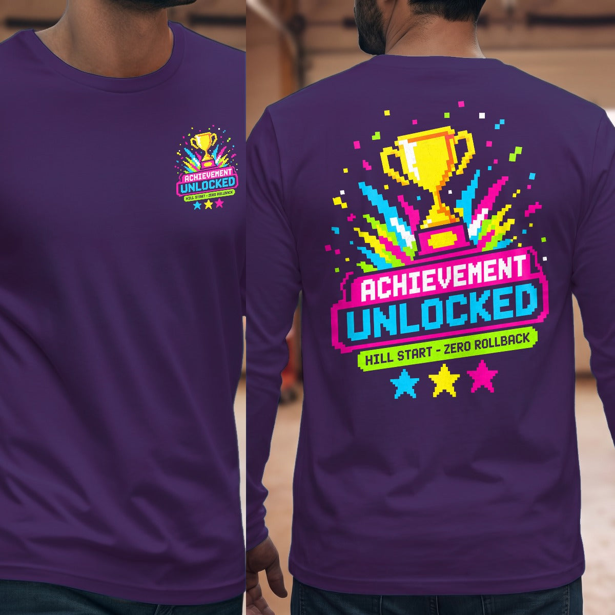 Purple | Front & Back