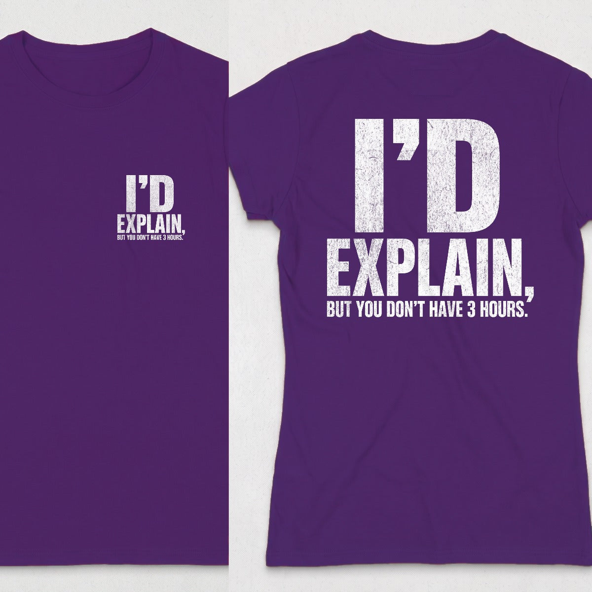 Purple | Front & Back