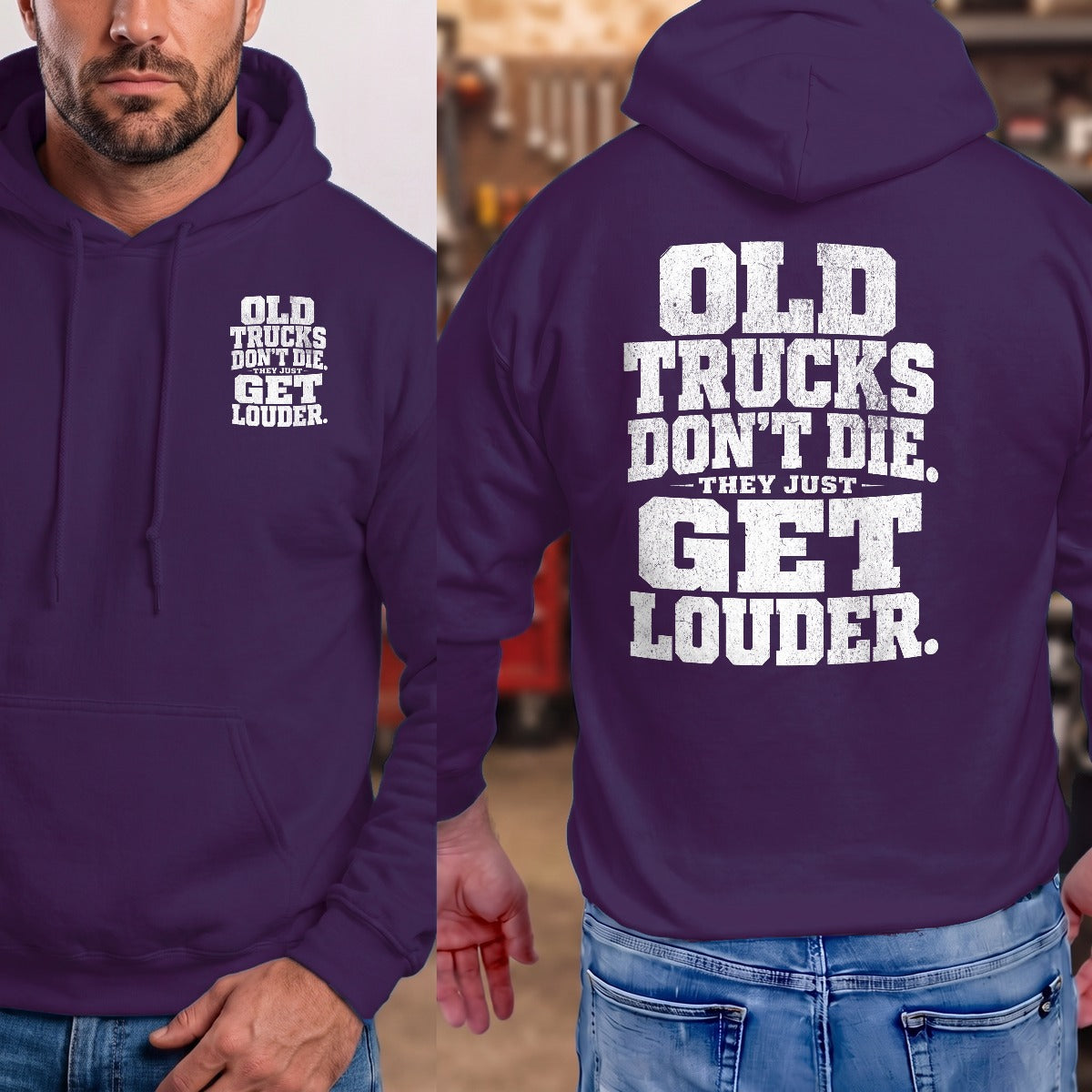 Purple | Front & Back