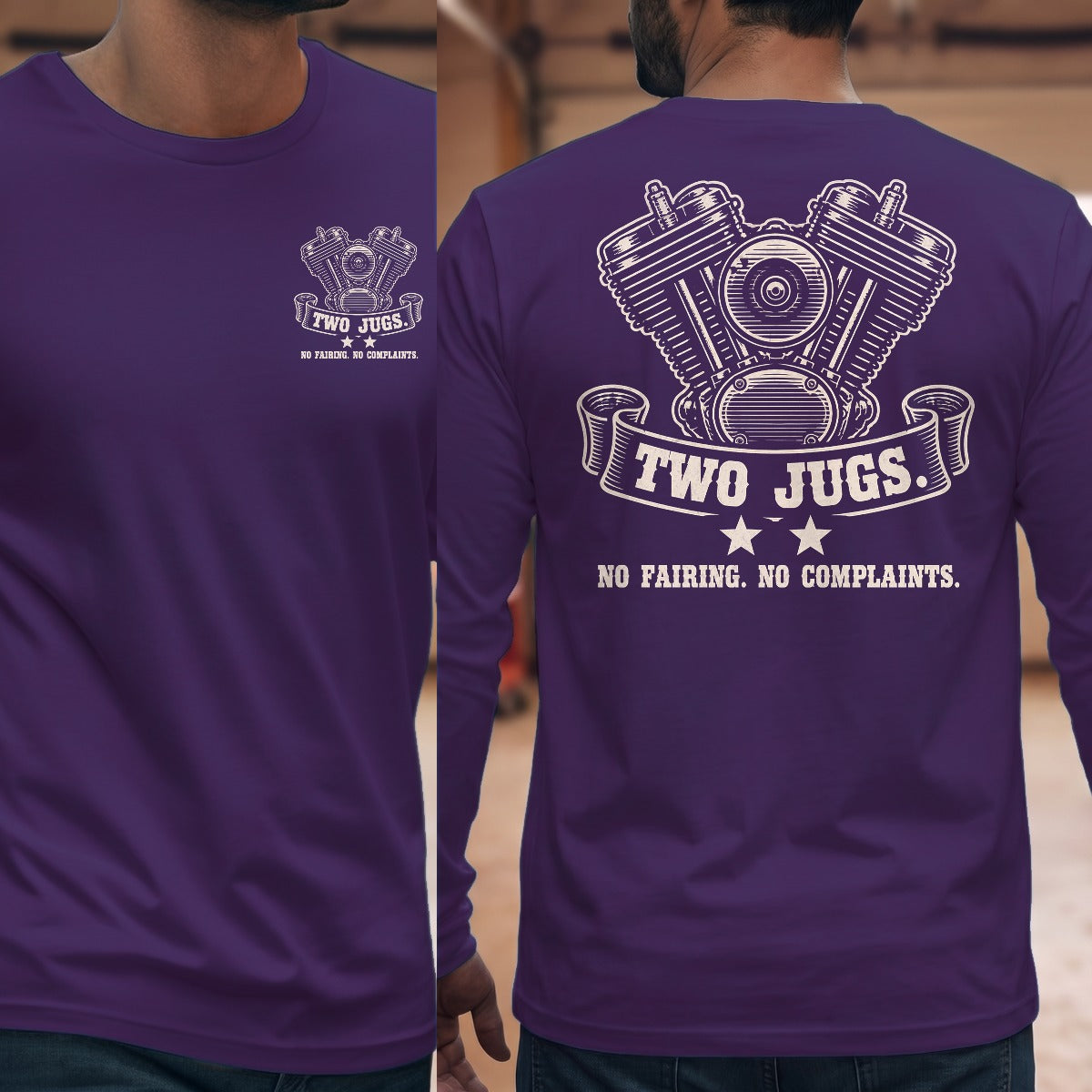 Purple | Front & Back