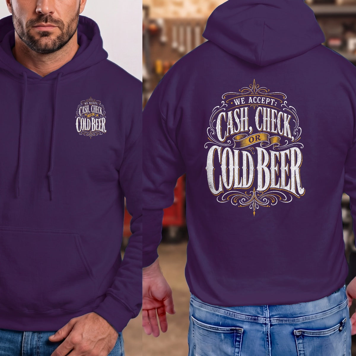 Purple | Front & Back