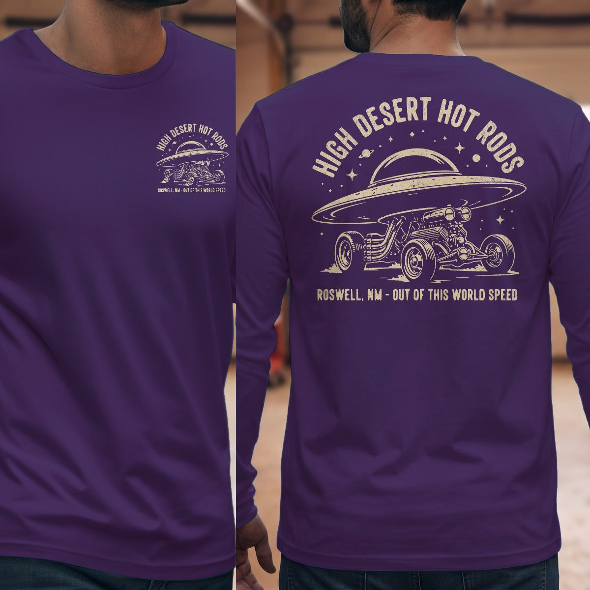 Purple | Front & Back
