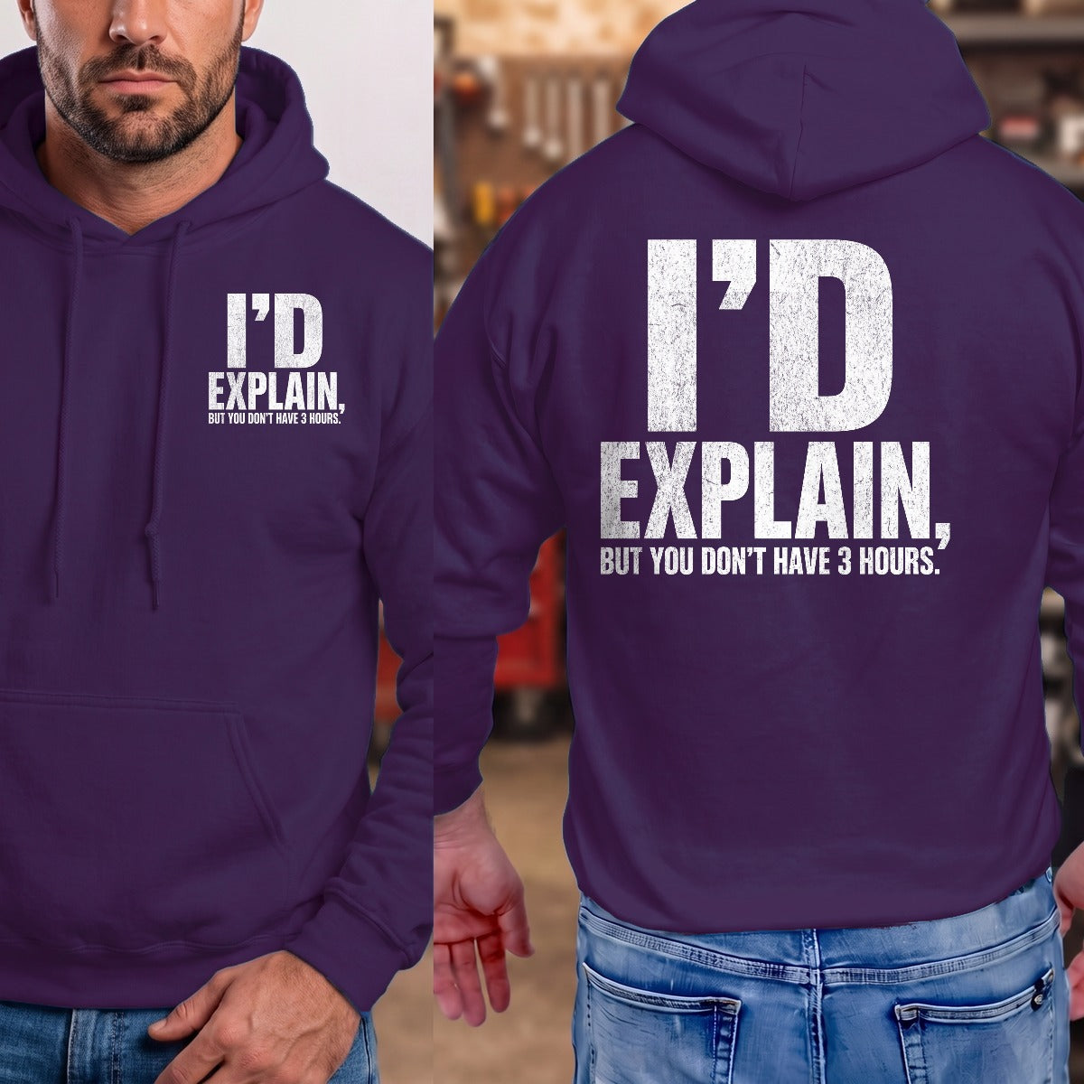 Purple | Front & Back