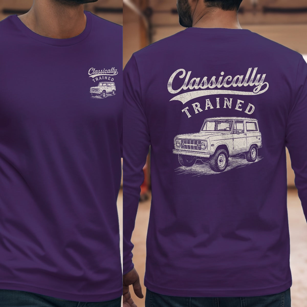 Purple | Front & Back