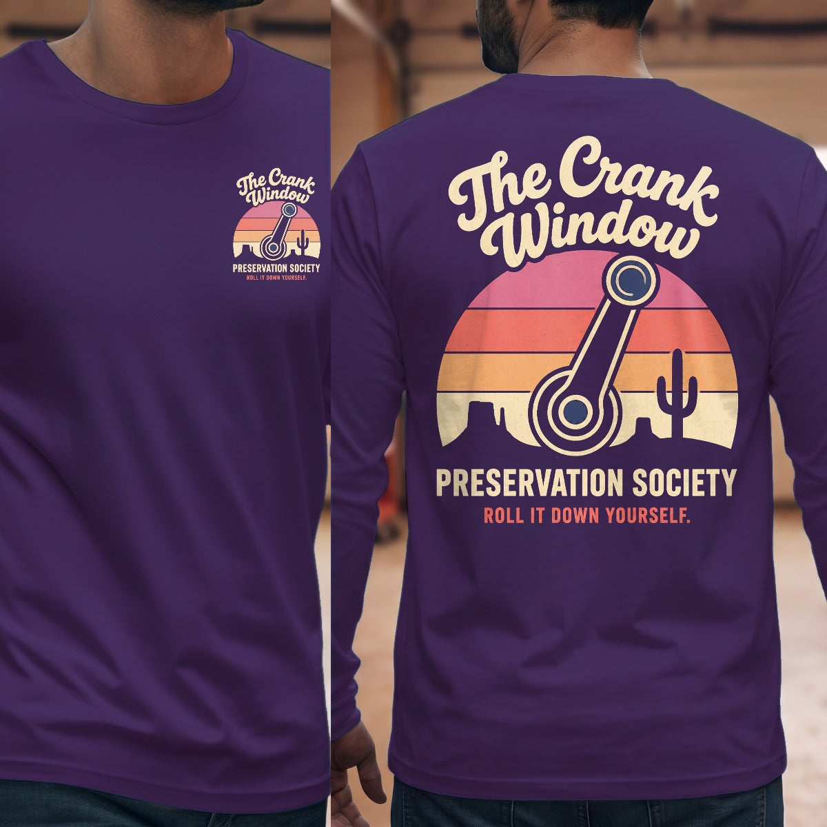 Purple | Front & Back