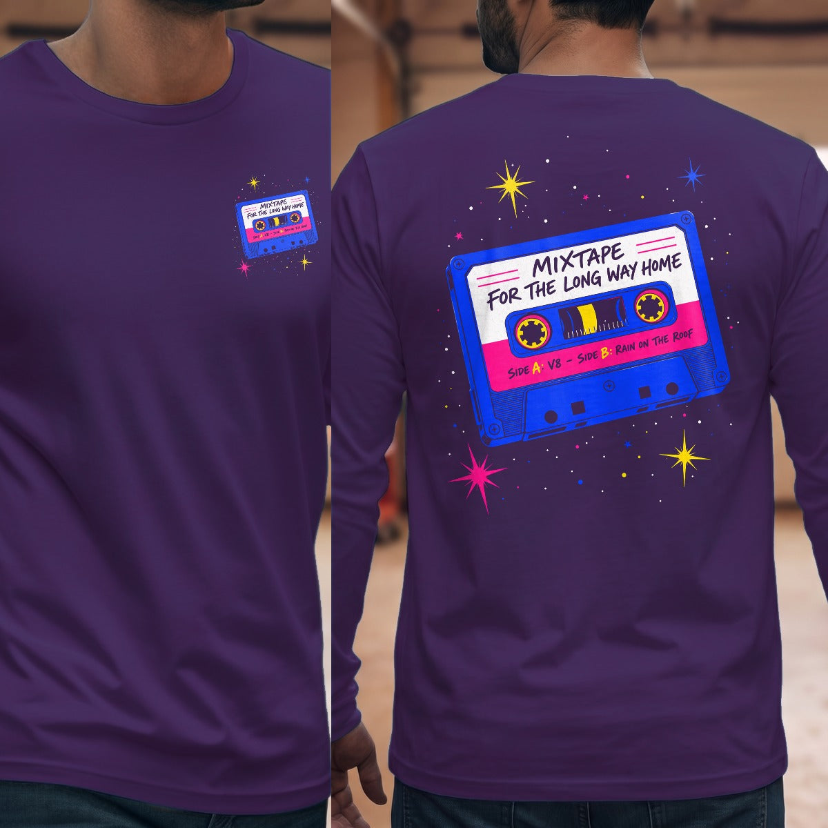 Purple | Front & Back