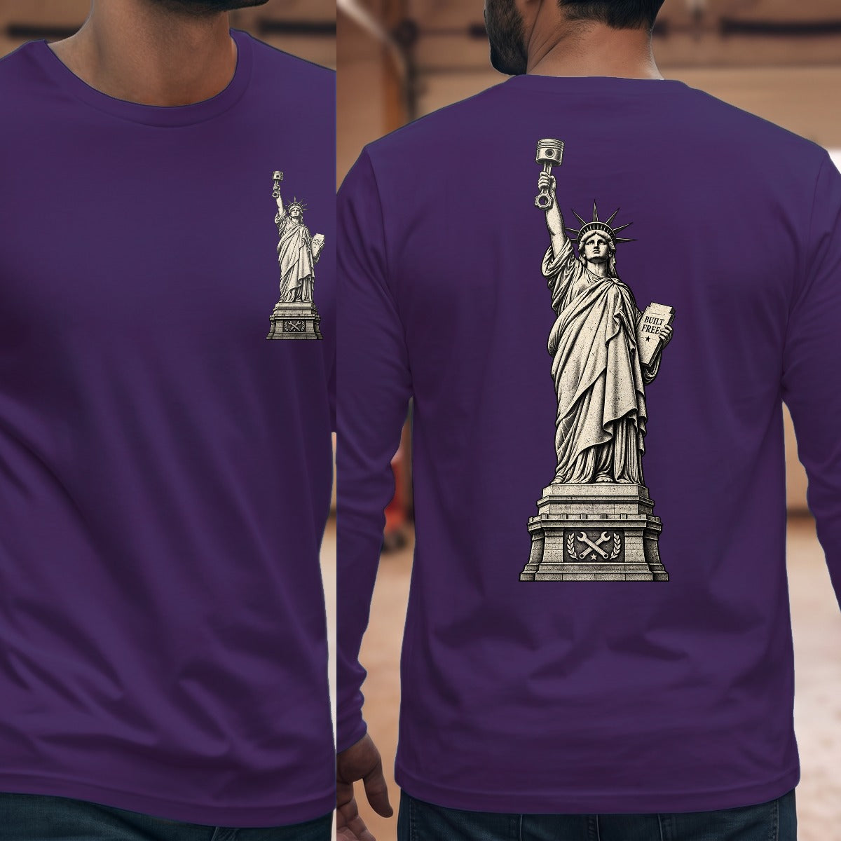 Purple | Front & Back