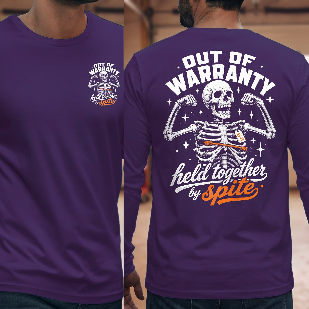 Purple | Front & Back