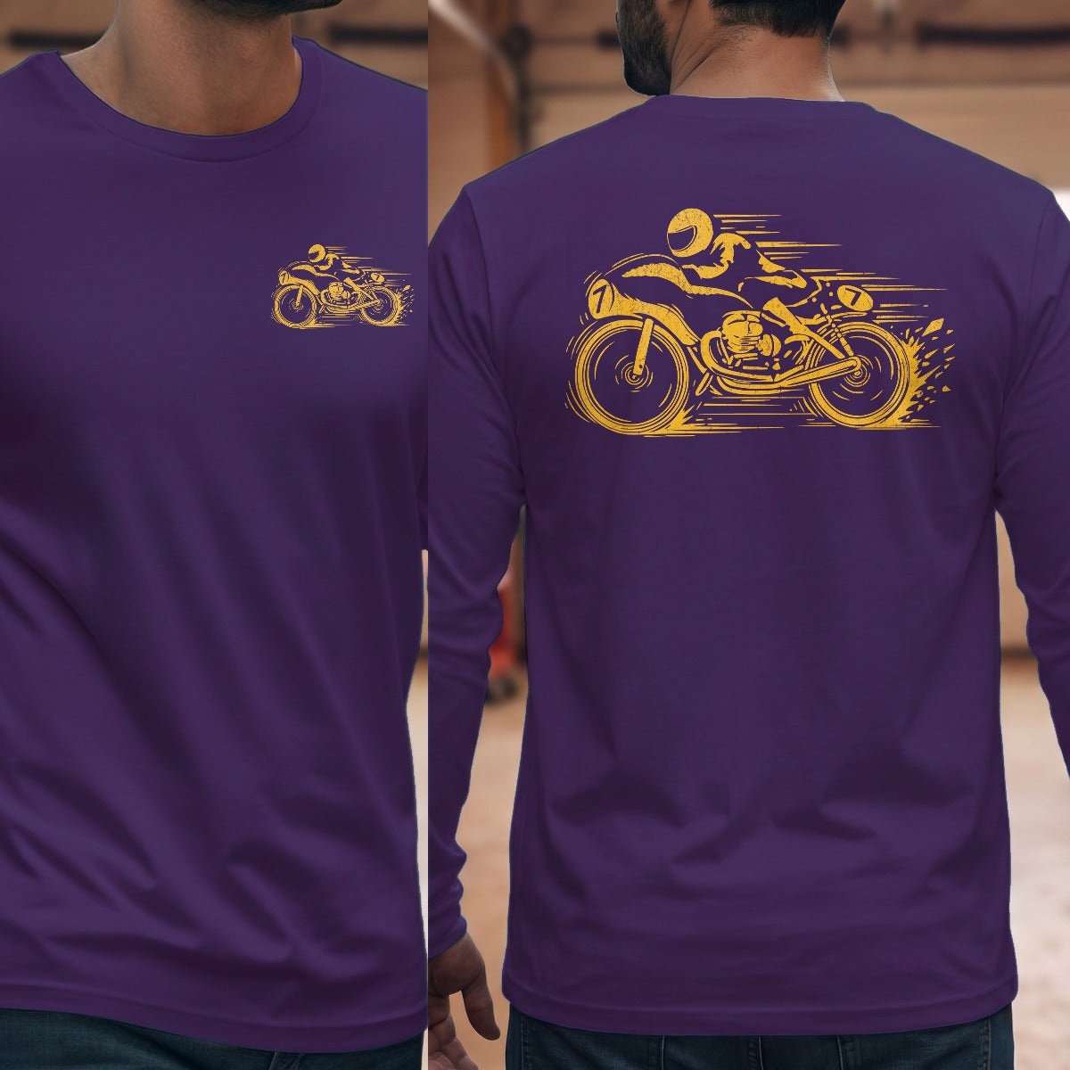 Purple | Front & Back