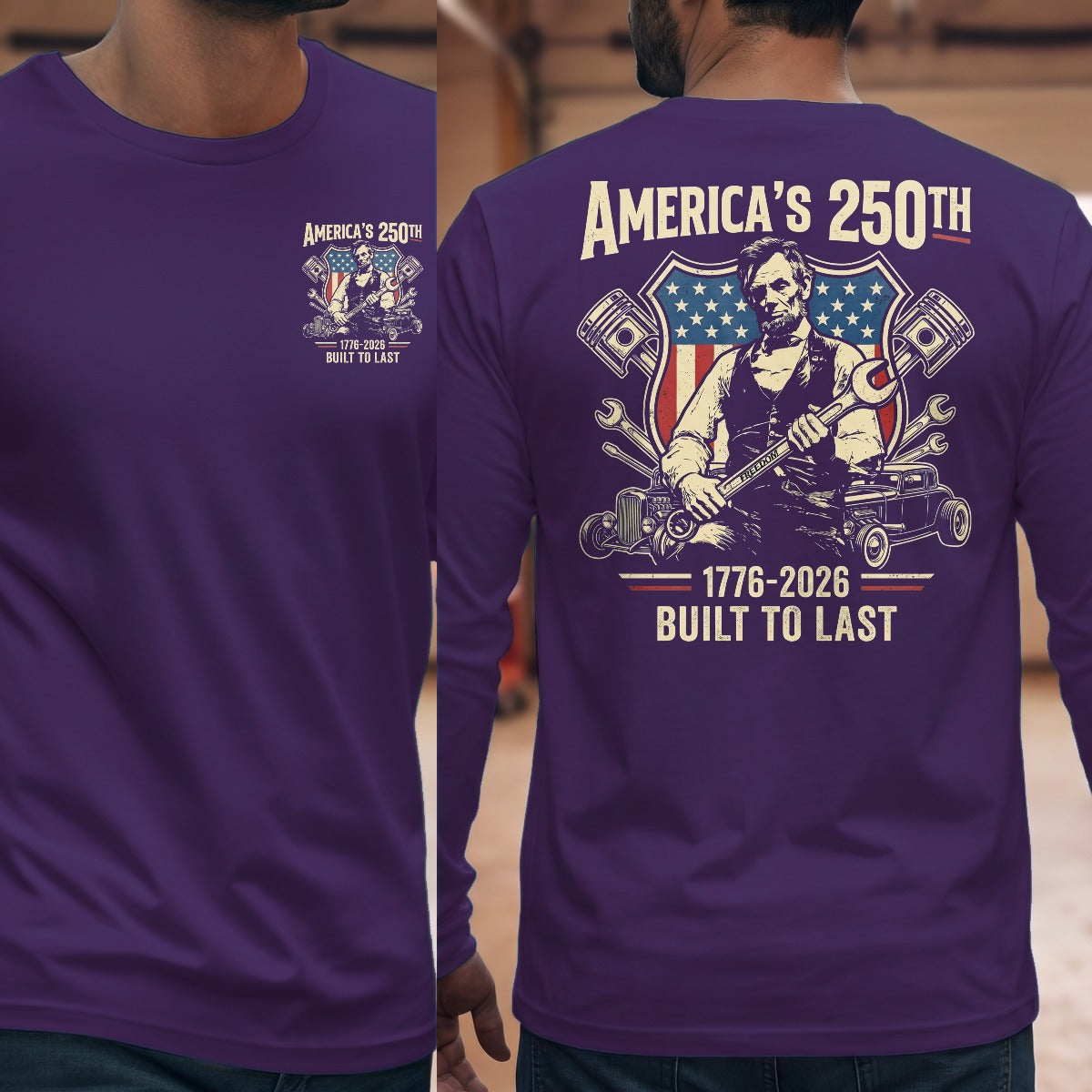 Purple | Front & Back