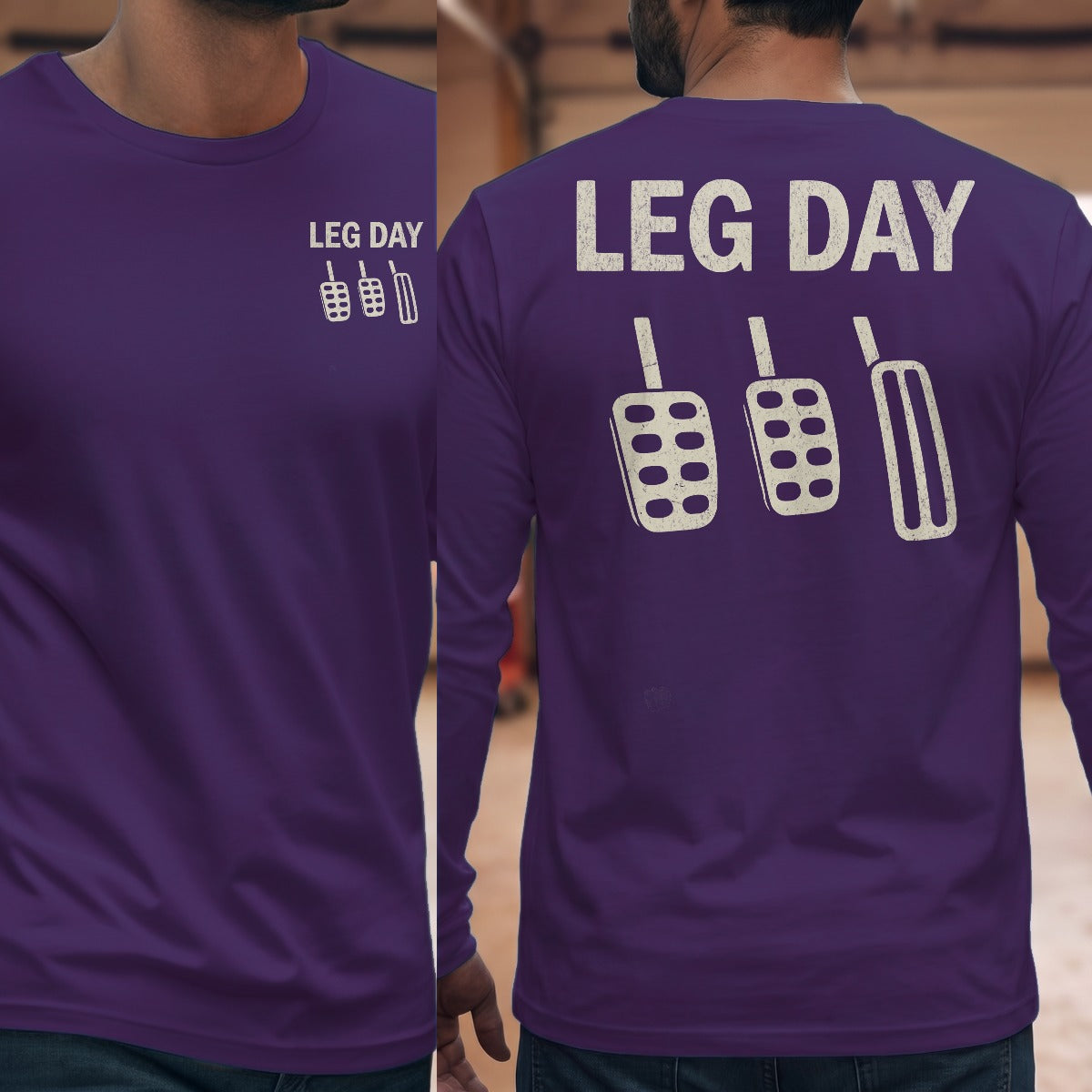 Purple | Front & Back