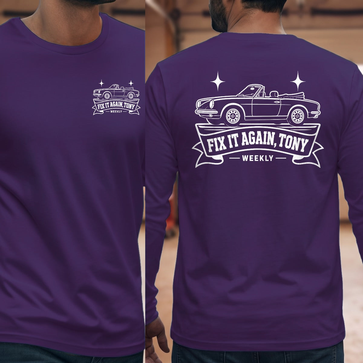 Purple | Front & Back