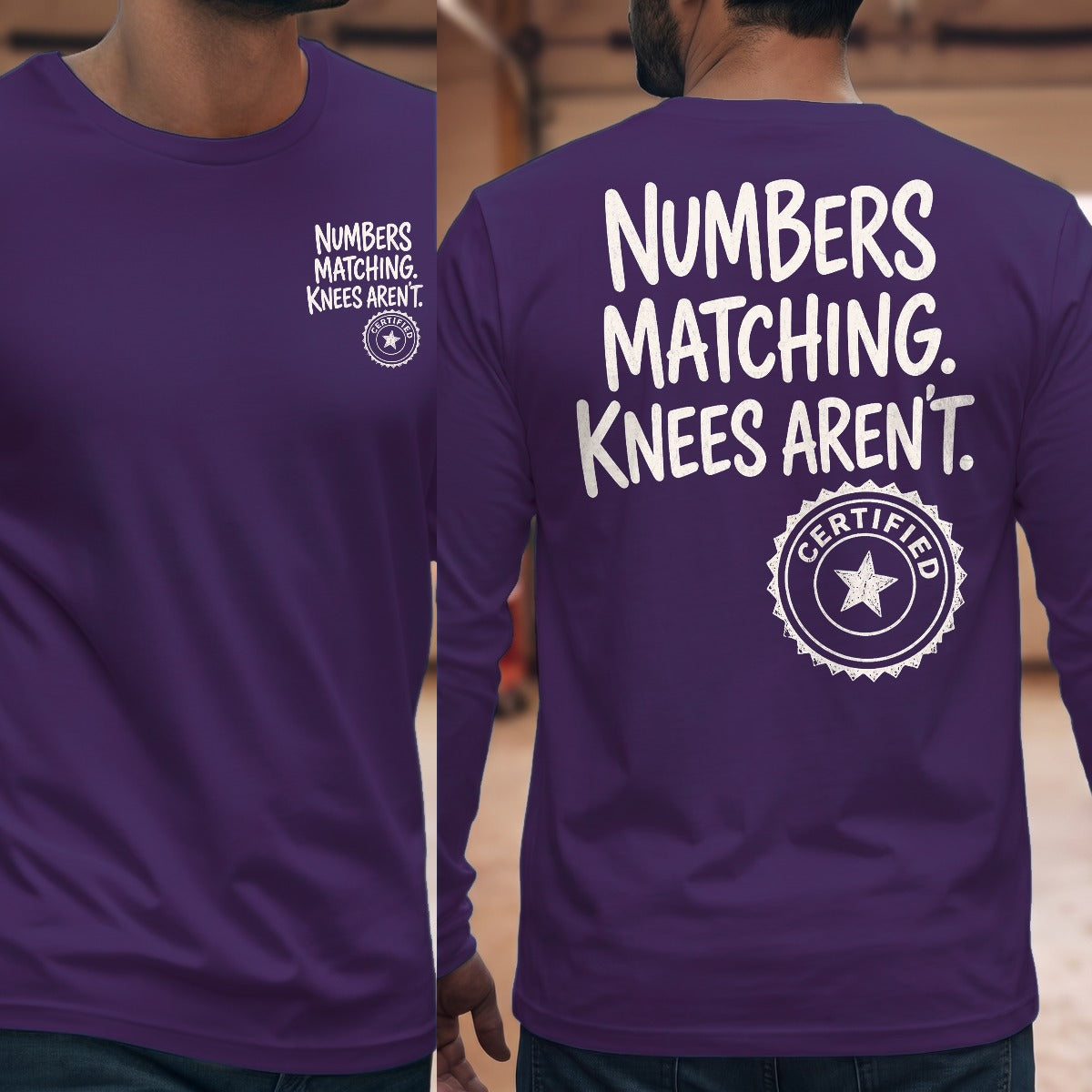 Purple | Front & Back