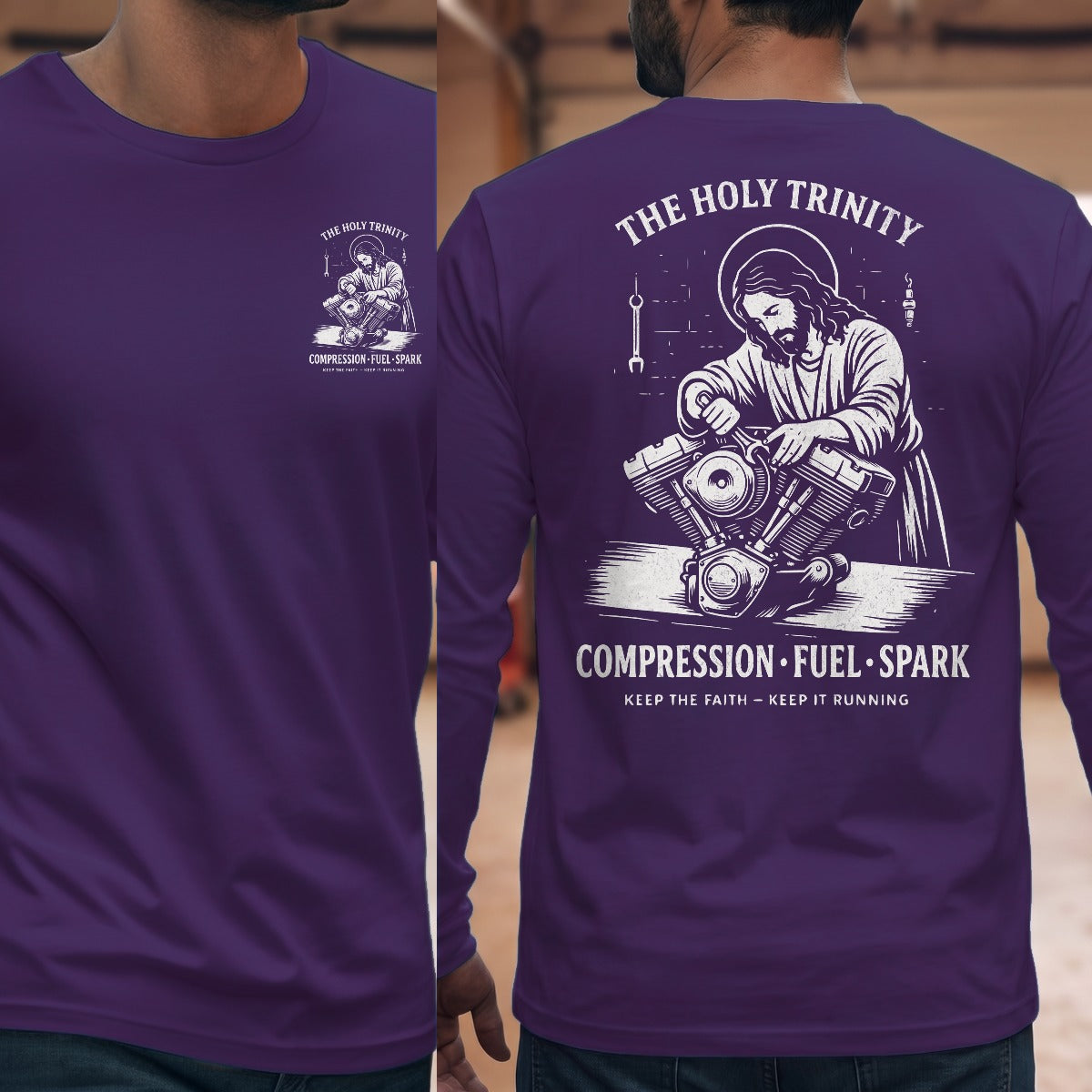 Purple | Front & Back