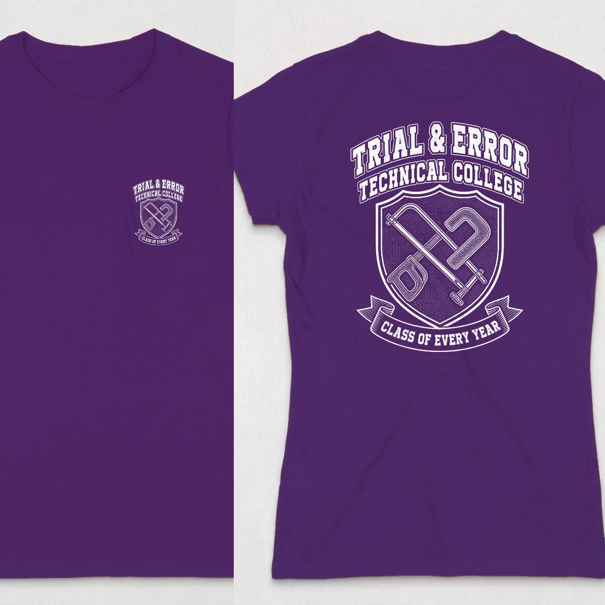 Purple | Front & Back