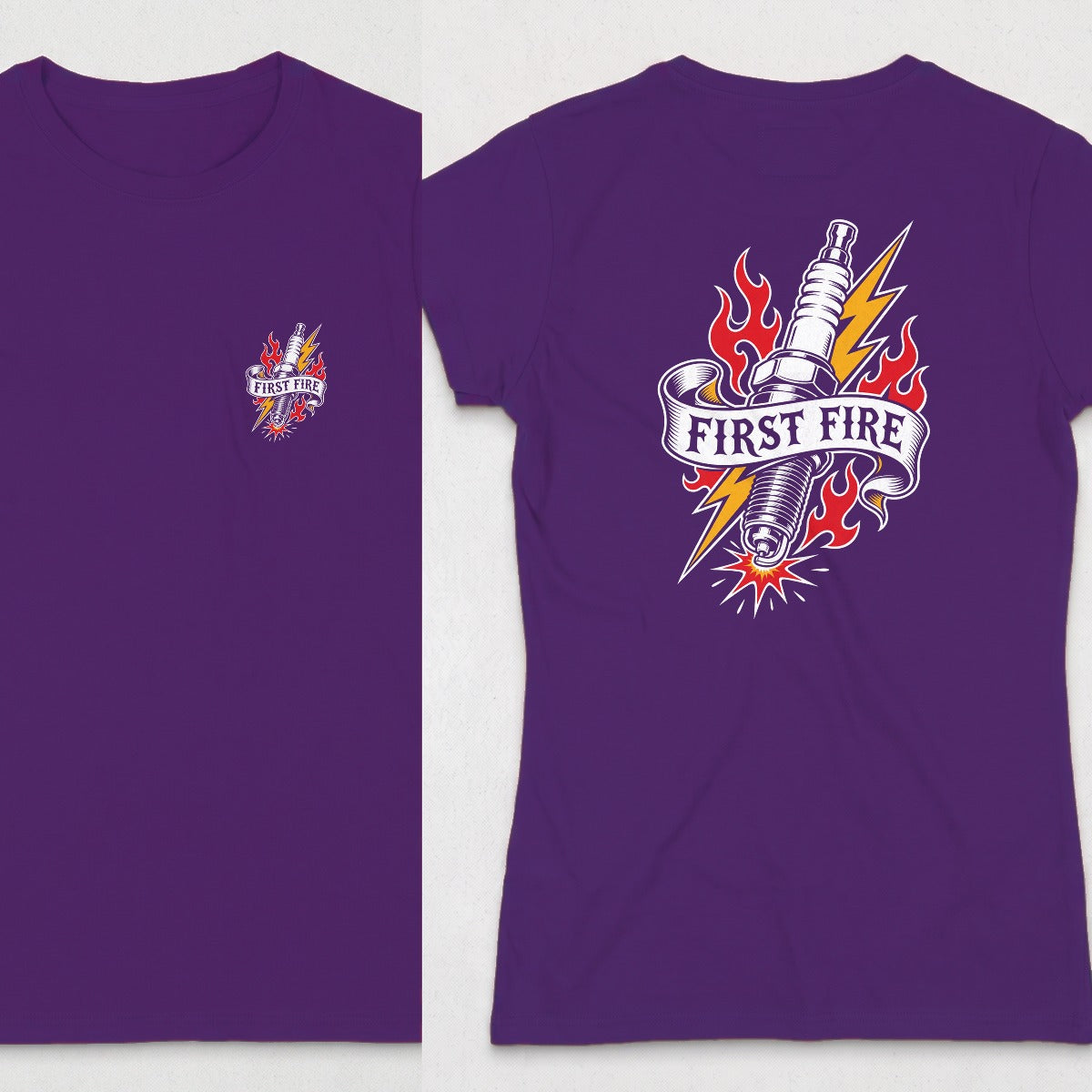 Purple | Front & Back
