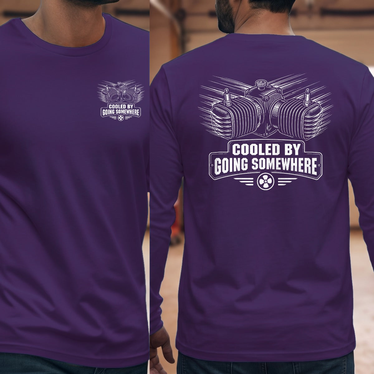 Purple | Front & Back
