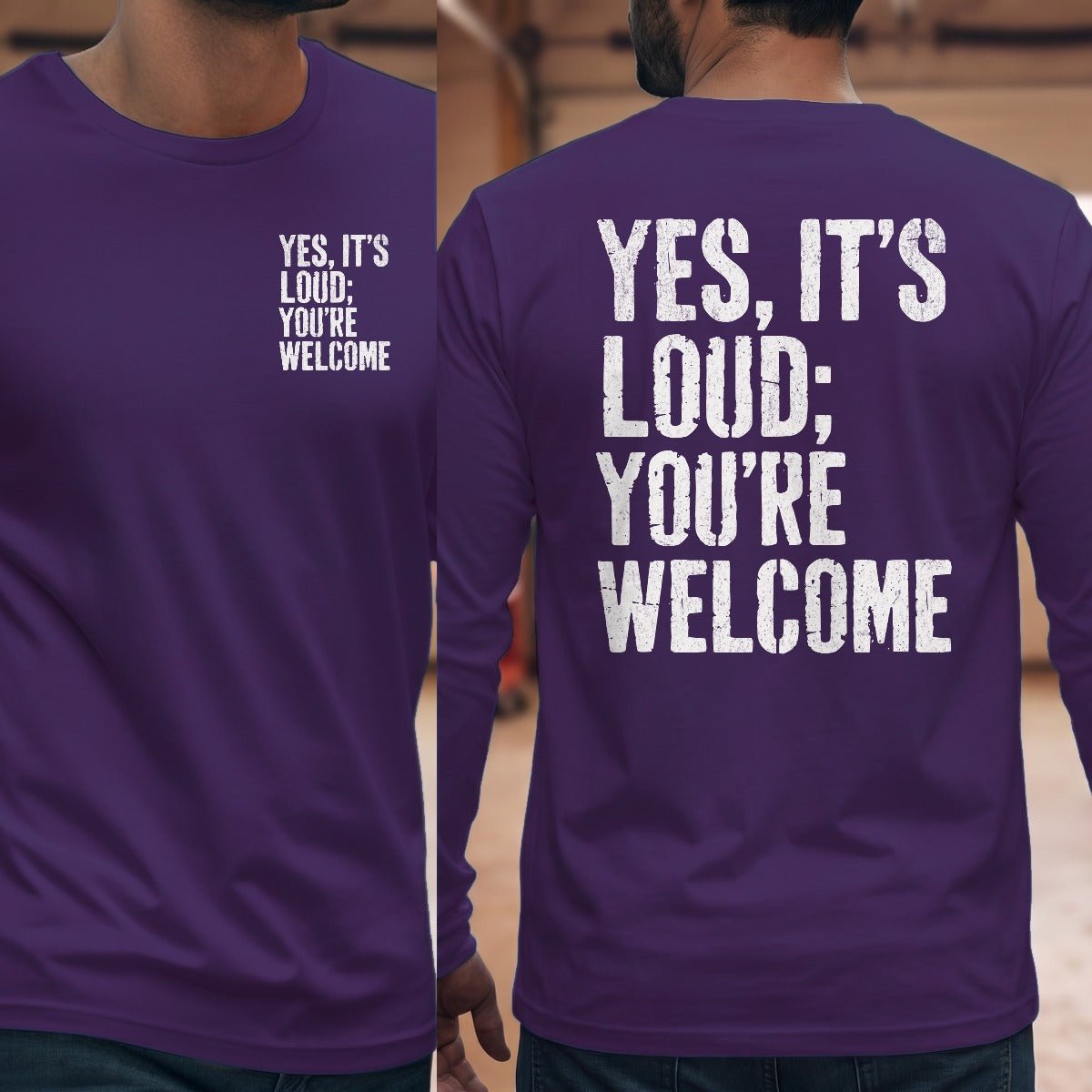 Purple | Left Chest + Back