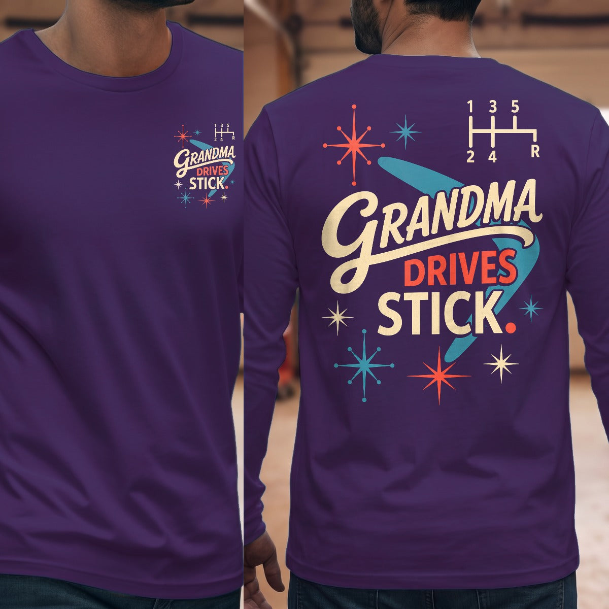 Purple | Front & Back
