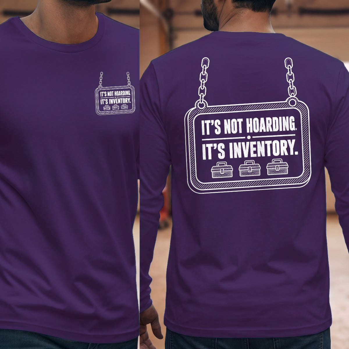 Purple | Front & Back