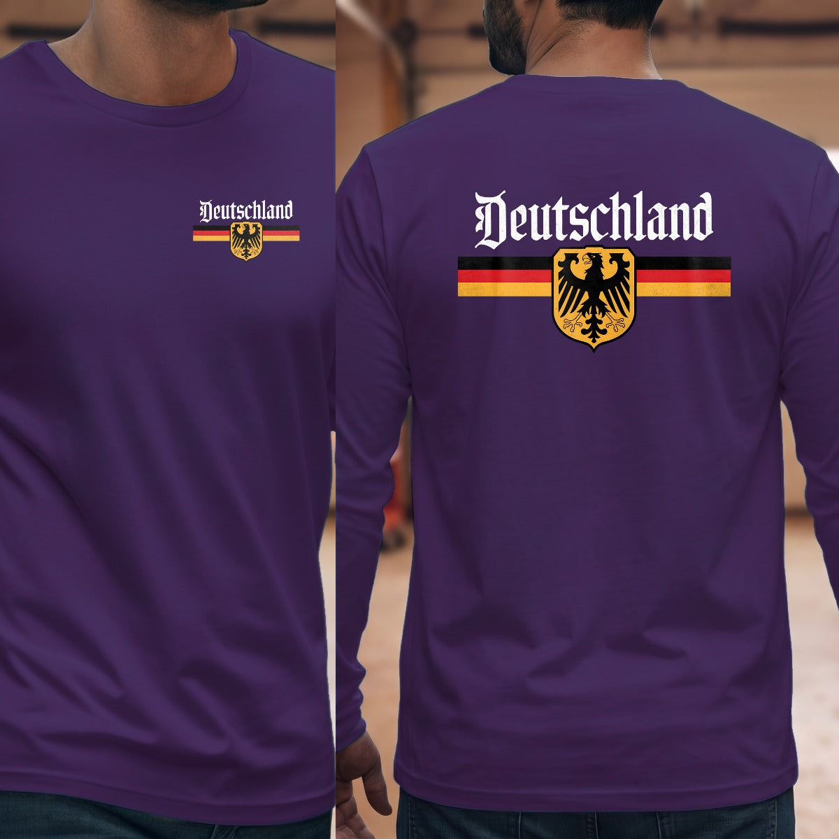 Purple | Left Chest + Back
