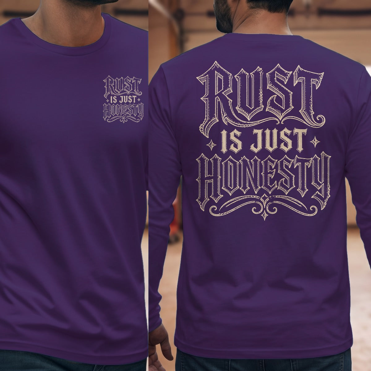 Purple | Front & Back