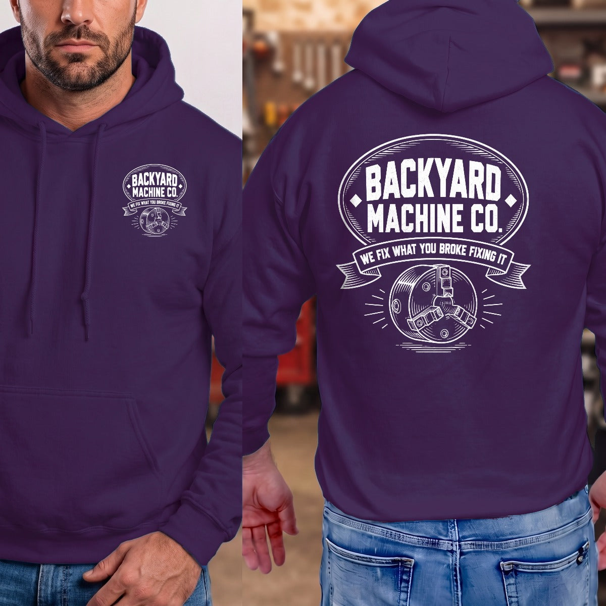 Purple | Front & Back