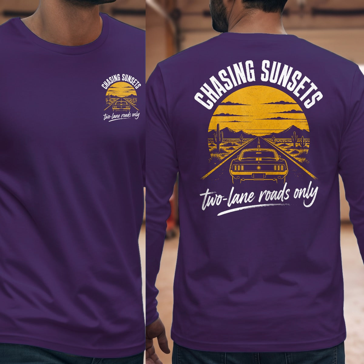 Purple | Front & Back