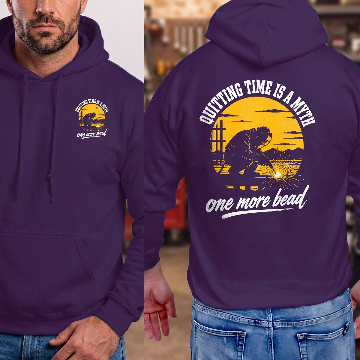 Purple | Front & Back