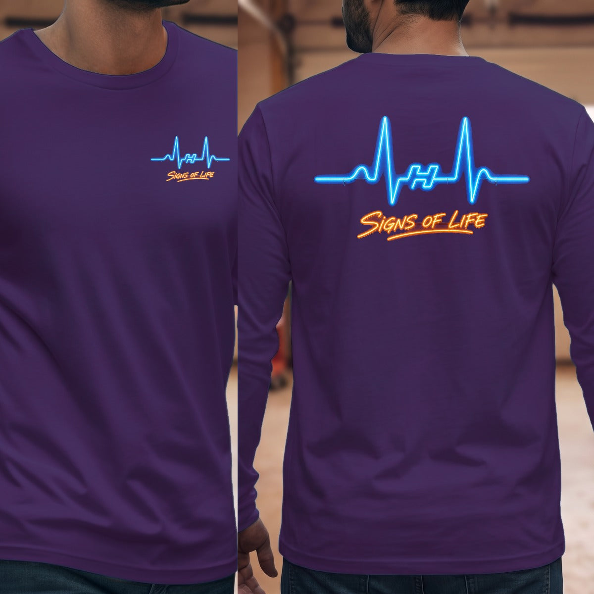 Purple | Front & Back