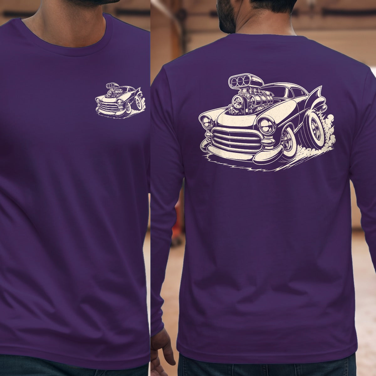 Purple | Front & Back