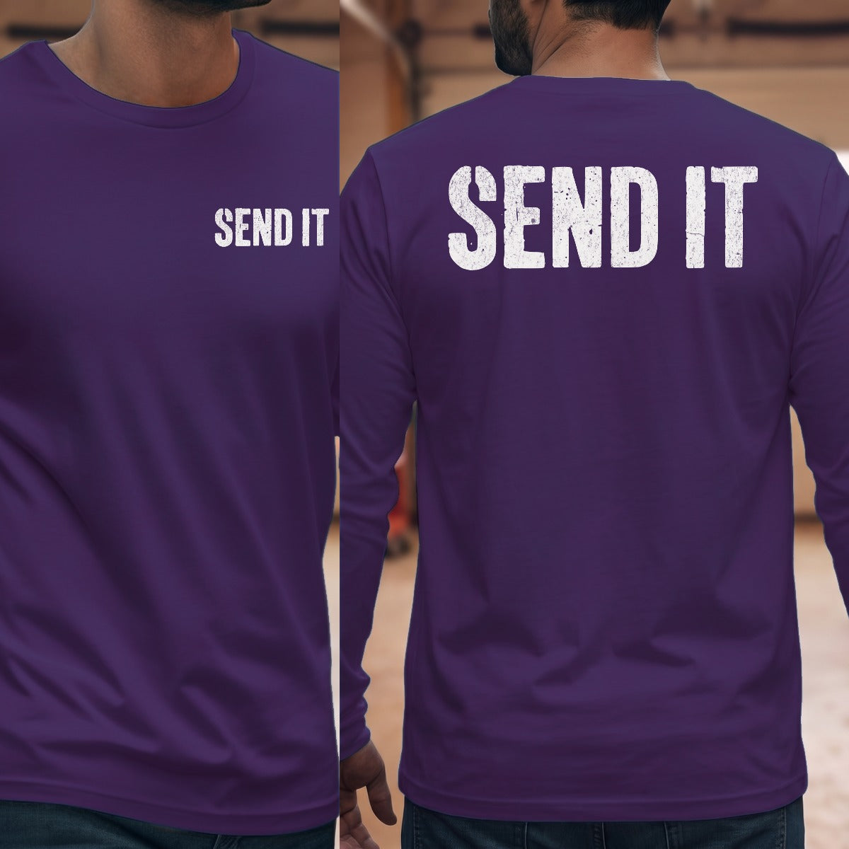 Purple | Front & Back