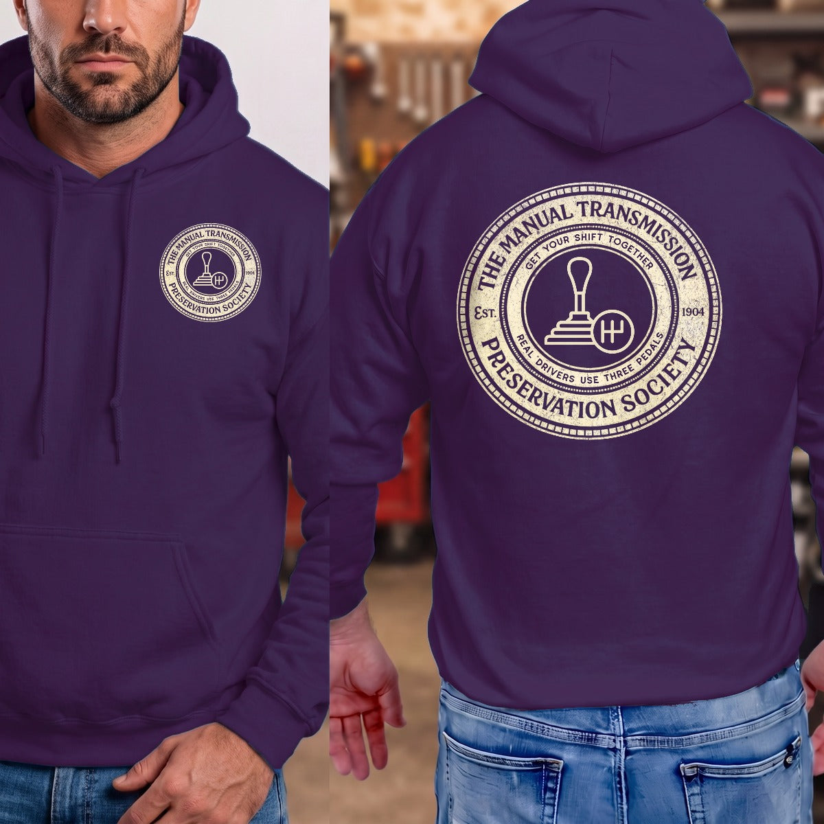 Purple | Front & Back