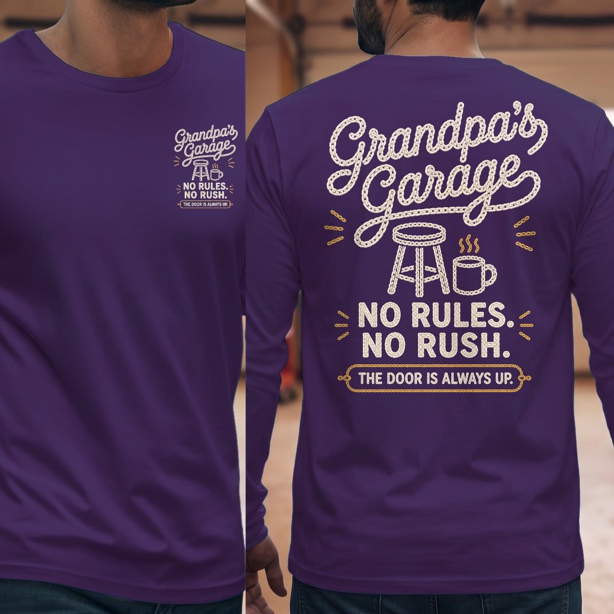 Purple | Front & Back
