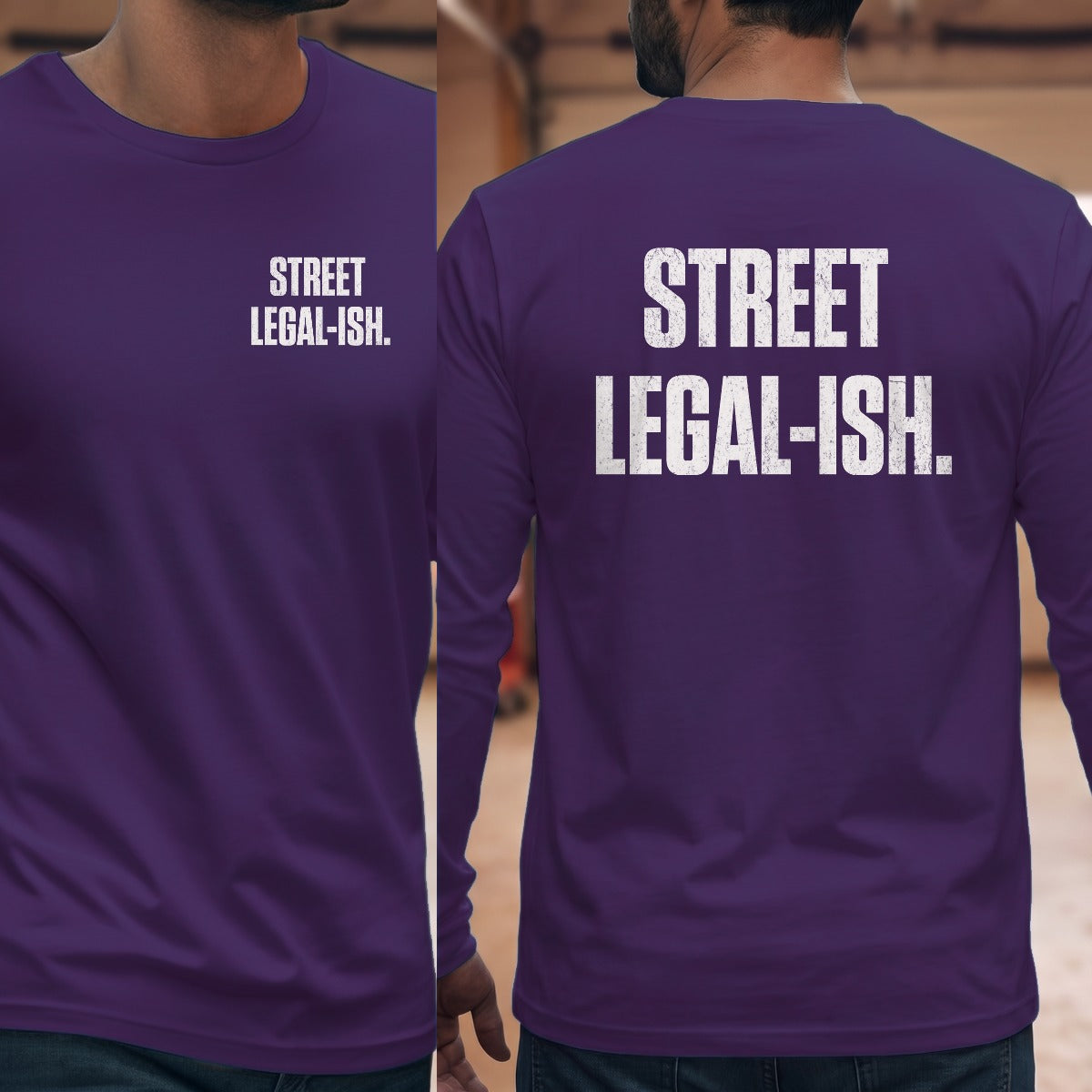 Purple | Left Chest + Back